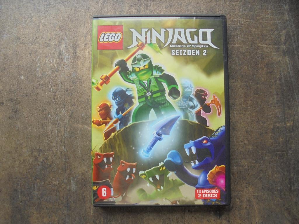 Lego DVD Ninjago Masters Of Spinjitzu 2 (zie foto's) IV, Cd's en Dvd's, Gebruikt, Tekenfilm, Overige soorten, Ophalen of Verzenden