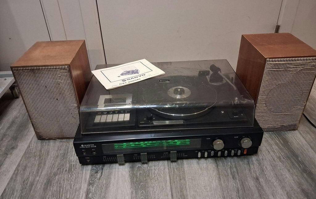 SANYO GXT 4585KL Hi-Fi jaren '70, Enlèvement, Utilisé, Deck cassettes ou Lecteur-enregistreur de cassettes, Philips