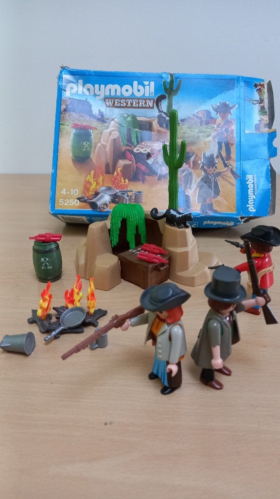 Playmobil: 5250: Bandieten schuilplaats, Gebruikt, Complete set, Ophalen of Verzenden, Figuren