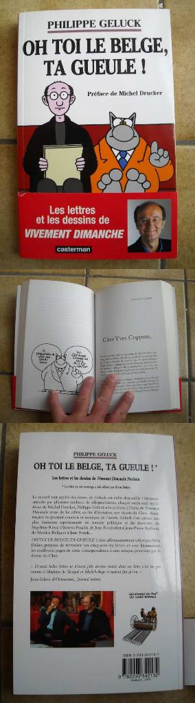 Oh toi le belge, ta gueule ! (Philippe Geluck), Ophalen, Gelezen, Philippe Geluck