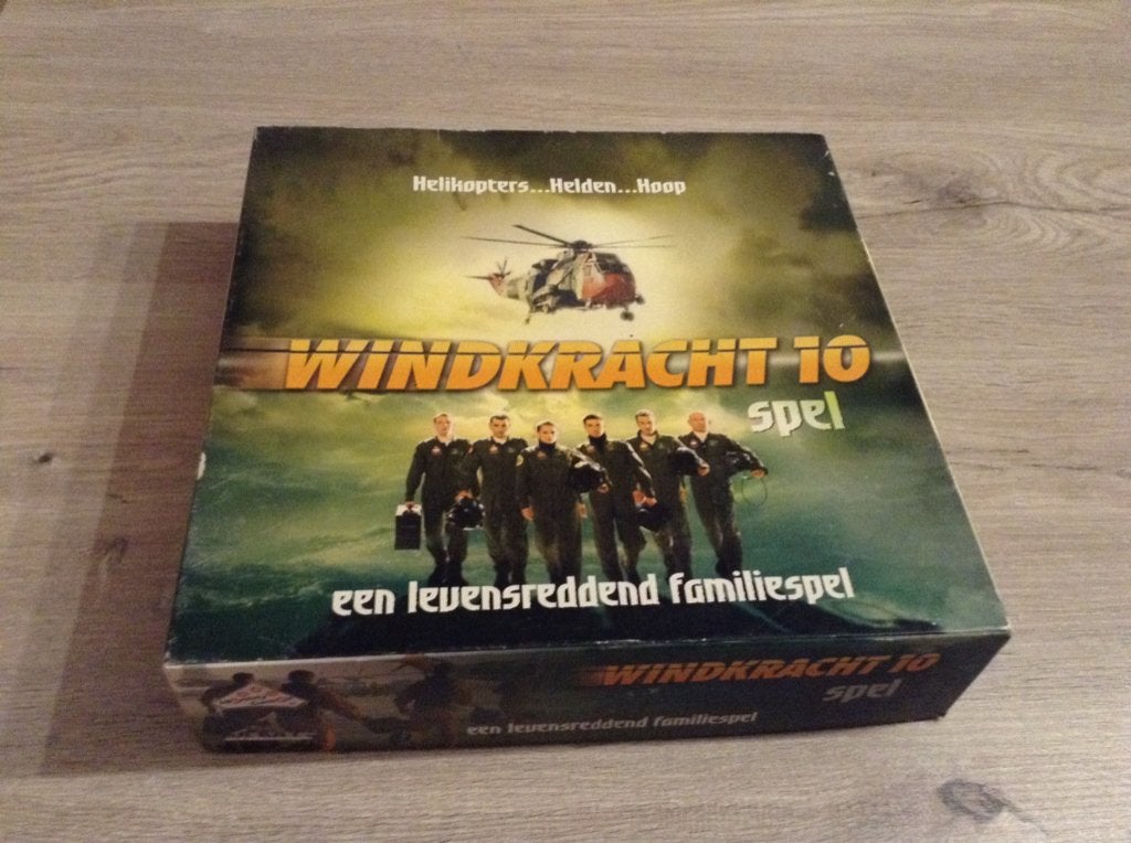 Windkracht 10 gezelschapspel, Hobby en Vrije tijd, Gezelschapsspellen | Bordspellen, Gebruikt, Een of twee spelers, Drie of vier spelers