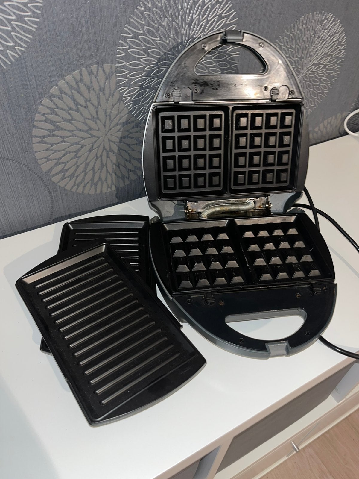 Croque en wafelijzer in 1, Elektronische apparatuur, Ophalen, Gebruikt