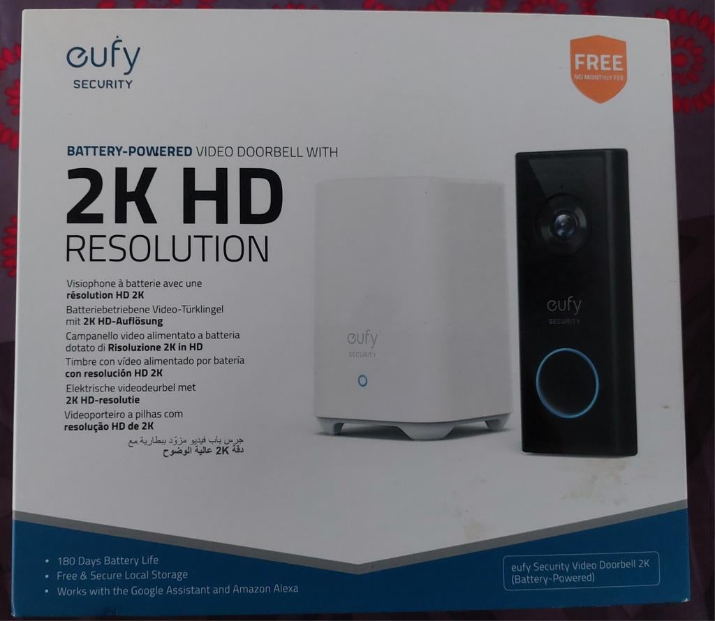 Eufy deurbel 2k + homebase 2, Ophalen