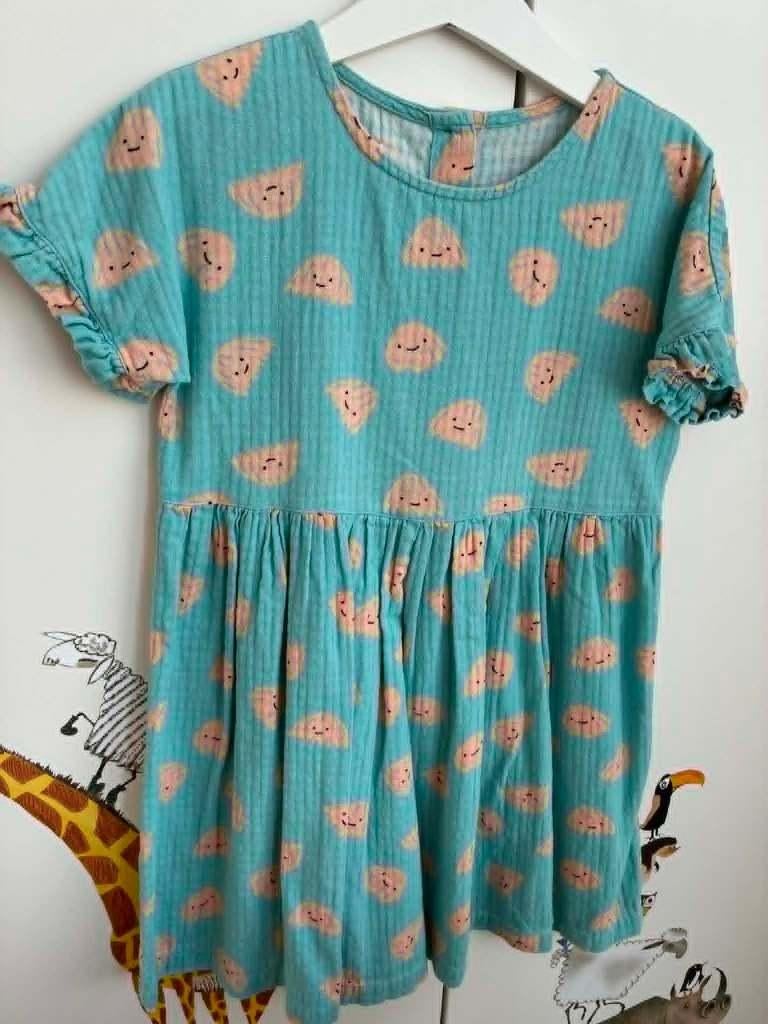 Kleedje schelpen Filou & Friends maat 7 (122), Kinderen en Baby's, Kinderkleding | Maat 122, Gebruikt, Meisje, Ophalen of Verzenden