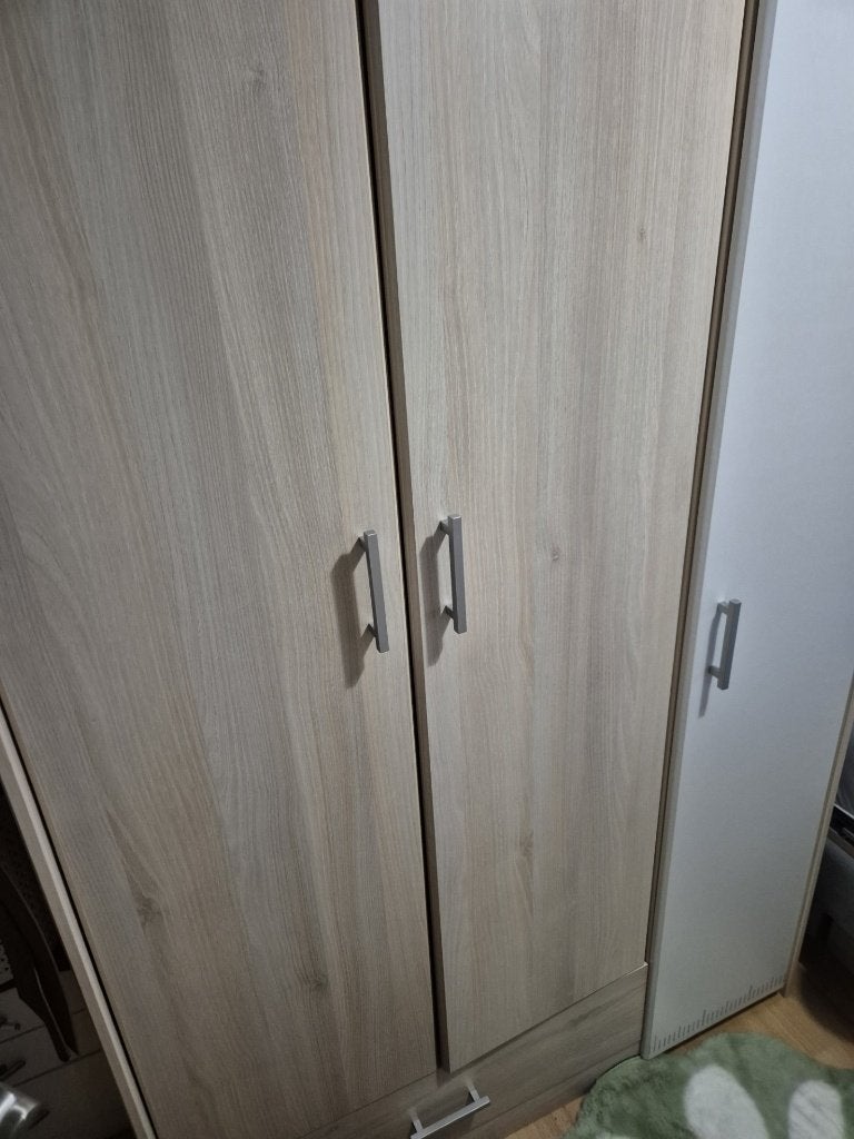 3 DEURS KLEERKAST, Ophalen, MODERN, 100 tot 150 cm, 150 tot 200 cm