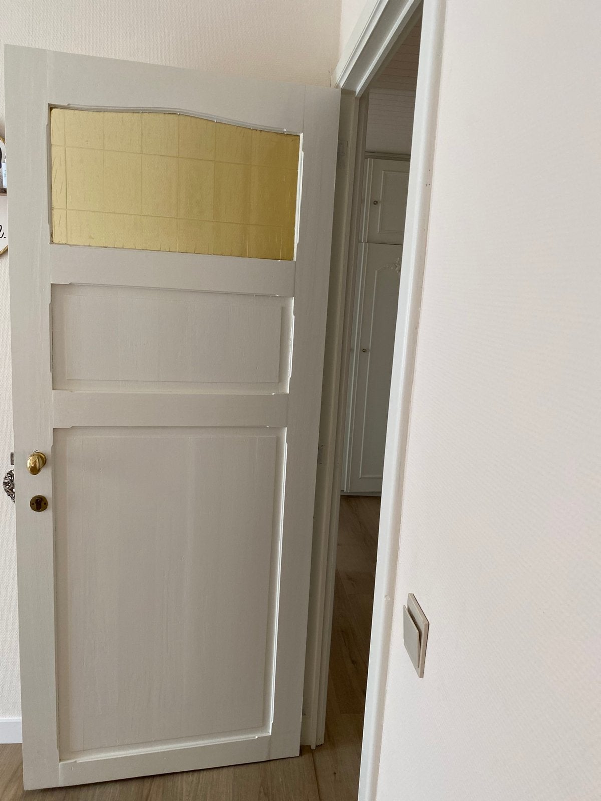 Deuren met glasraam, Doe-het-zelf en Bouw, Deuren en Vliegenramen, Ophalen, Gebruikt, 80 tot 100 cm, Binnendeur