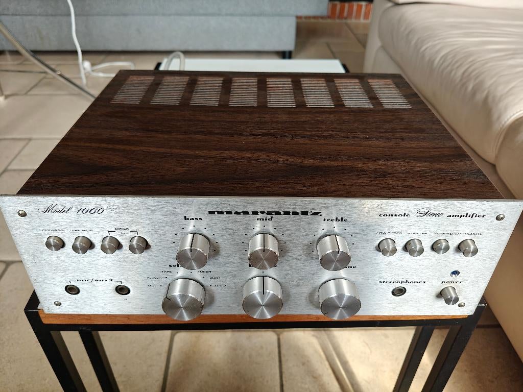 Marantz 1060, complete revisie, upgrade voeding, TOP geluid, Ophalen, Refurbished, Speakers, Losse componenten