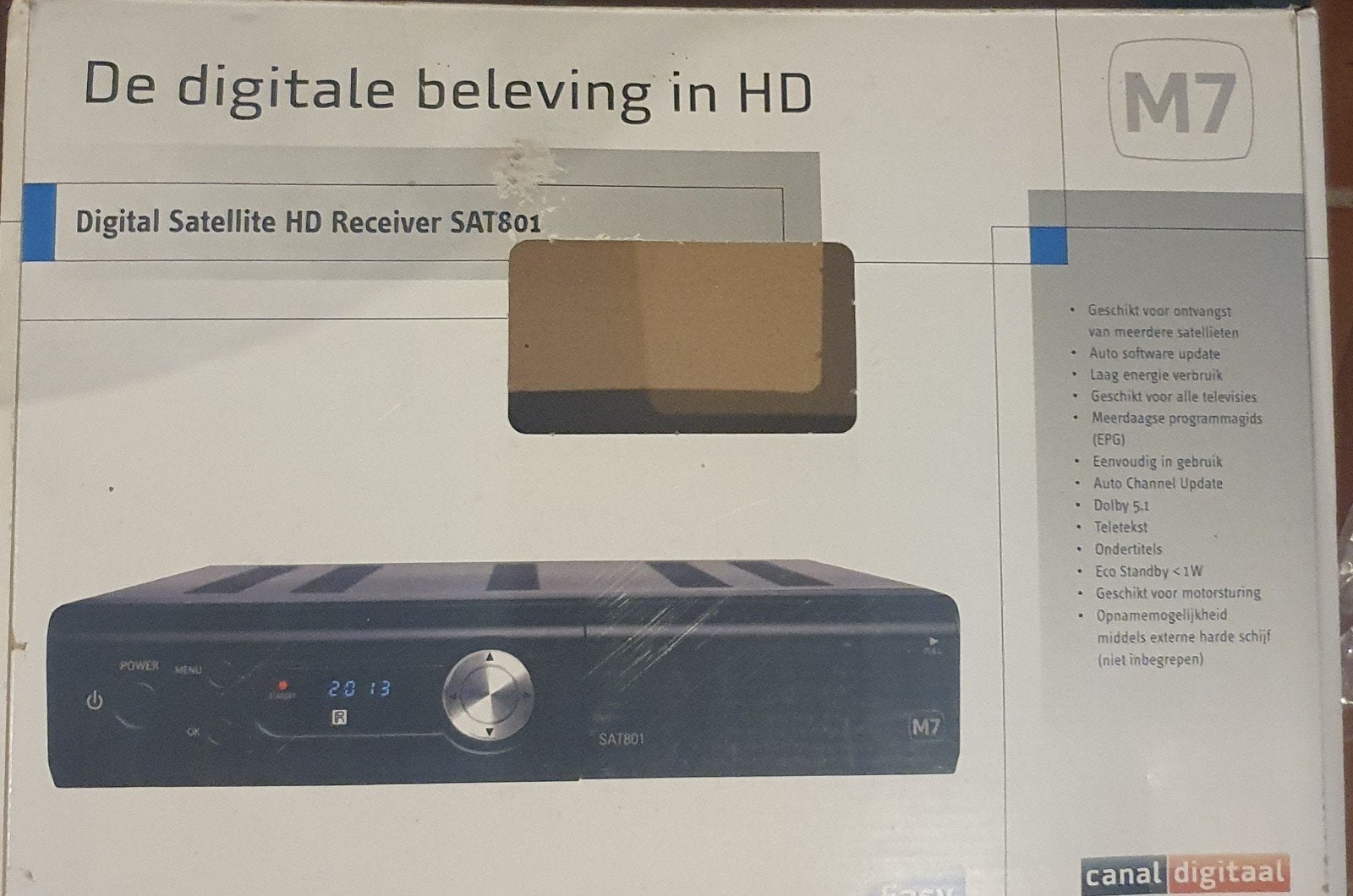 digitale satelliet HD tv Vlaanderen M7, Audio, Tv en Foto, Ophalen