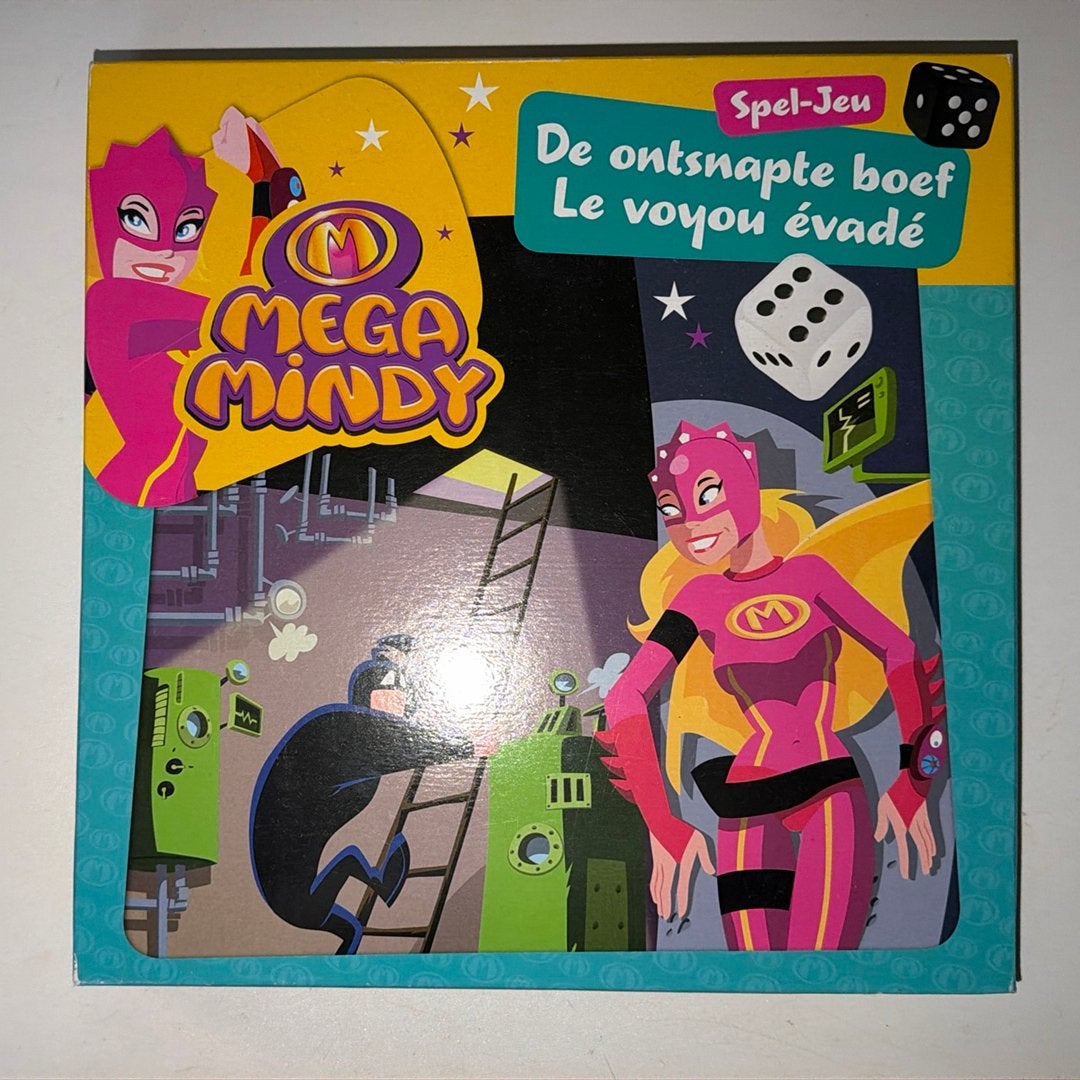 Bordspel - Mega Mindy & De ontsnapte boef, Drie of vier spelers, Ophalen of Verzenden, Zo goed als nieuw