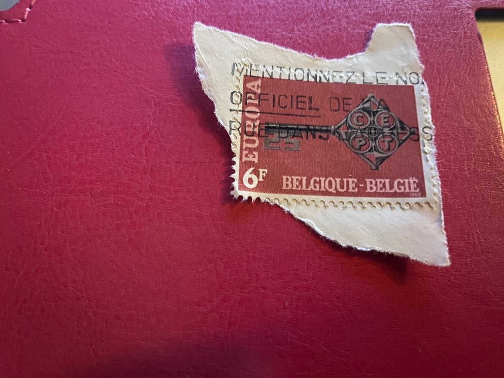 BELGISCHE postzegel N Y&T 1453 van 1968 „Europa, Postzegels en Munten, Postzegels | Europa | België, Verzenden, Europa, Frankeerzegel