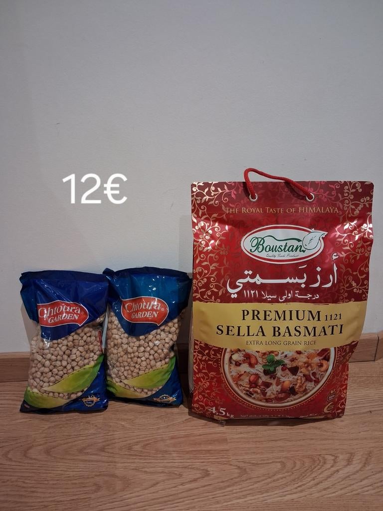 Kikkererwten en rijst, Ophalen