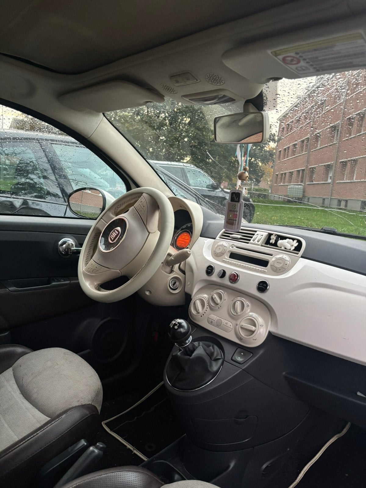 Fiat 500 C, Auto's, Voorwielaandrijving, 4 zetels, Cabriolet, Leder en Stof