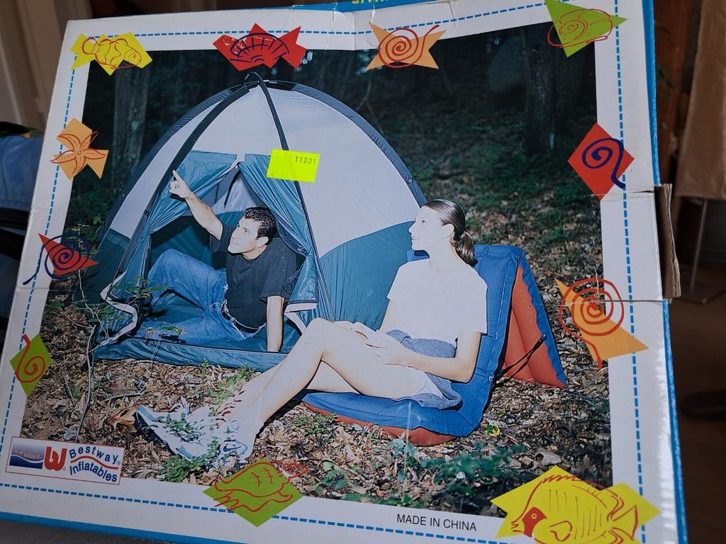 Opblaasbare kampeerstoel nieuw, Caravans en Kamperen, Ophalen