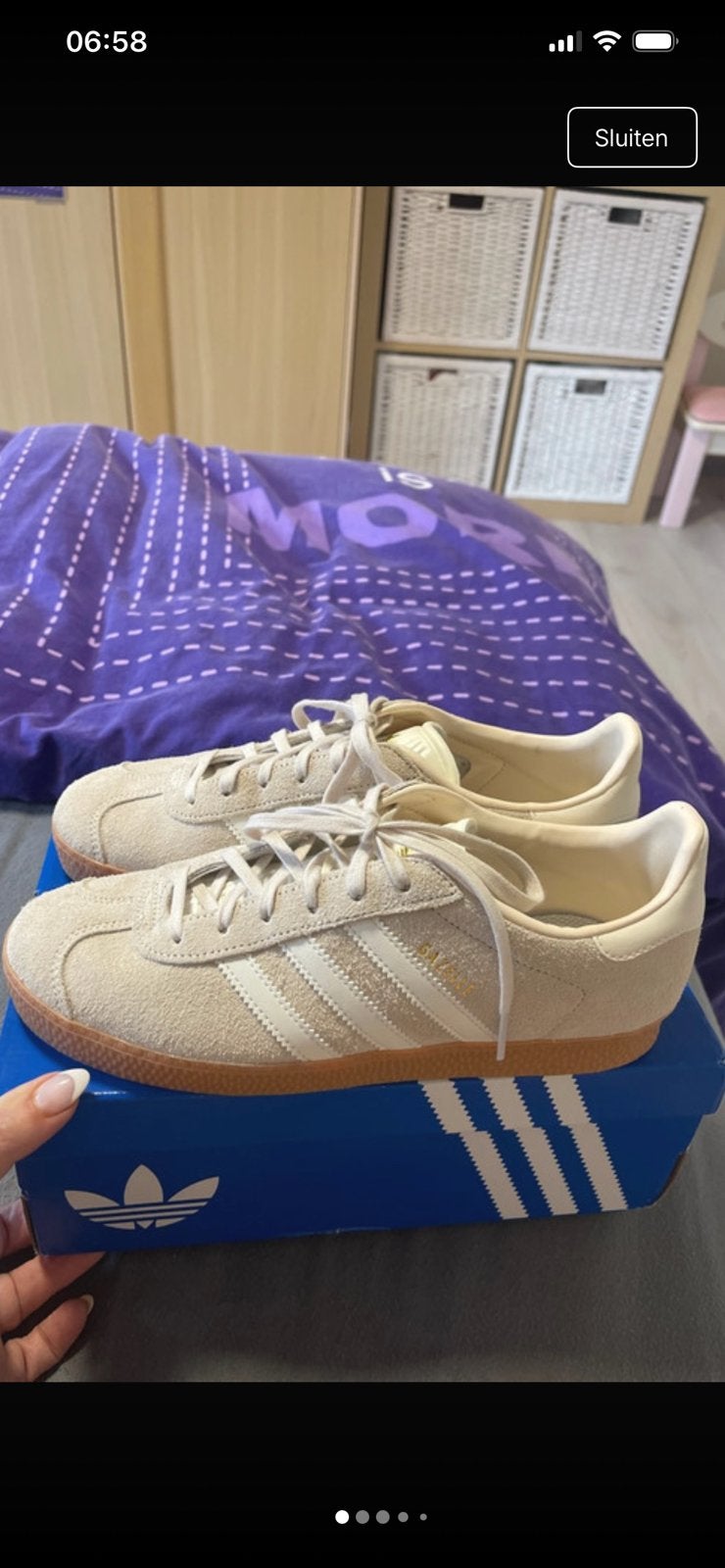 Nieuwe adidas Gazelle J maat 39,1/3, Vêtements | Femmes, Enlèvement ou Envoi, Neuf, Sneakers et Baskets