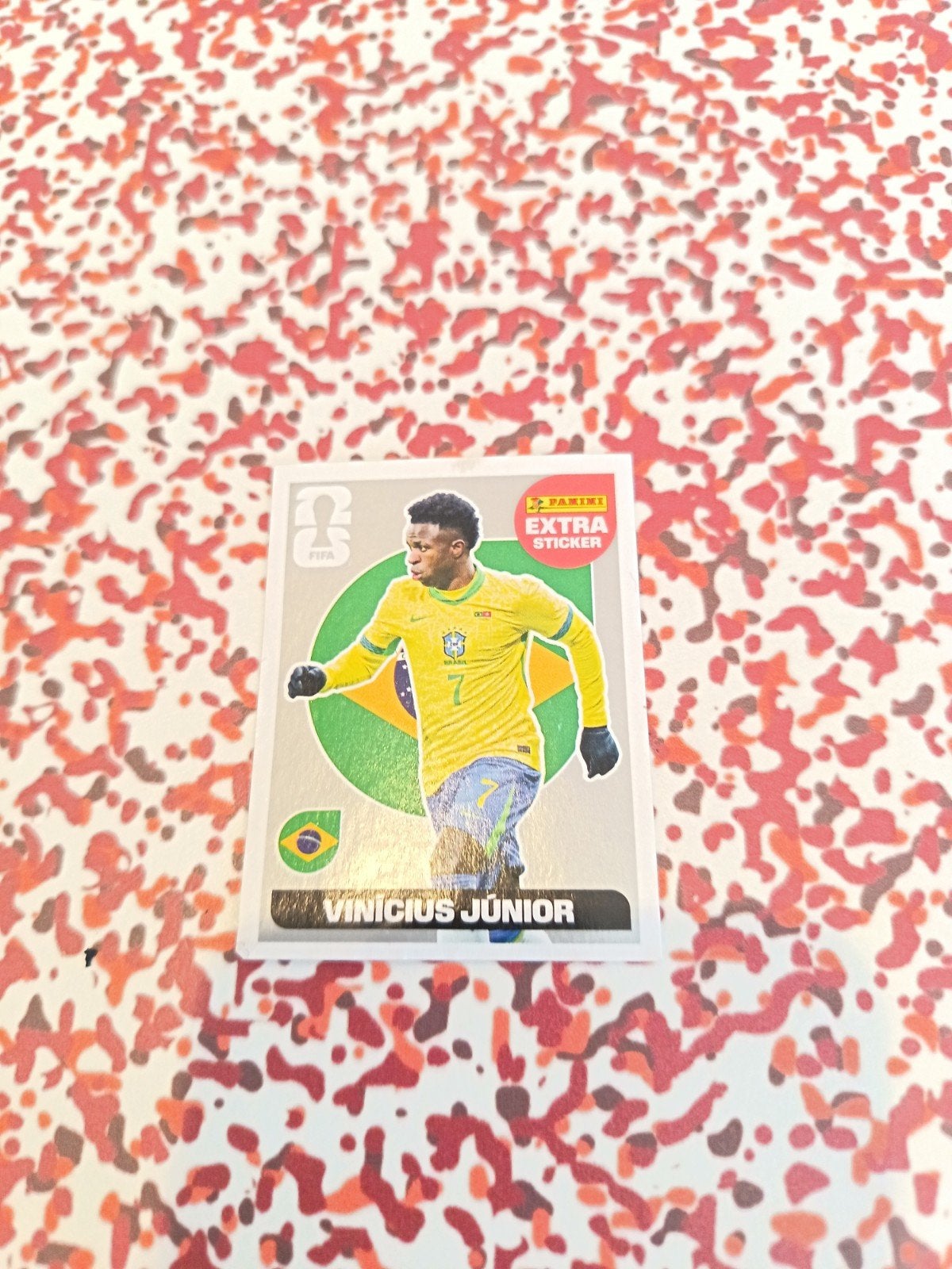 Vinicius silver Panini extra, Enlèvement
