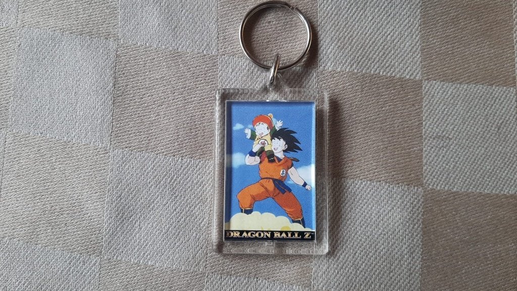 sleutelhanger Dragonball z kaart Gohan Goku Nimbus, Verzamelen, Ophalen of Verzenden, Nieuw, Stad of Land