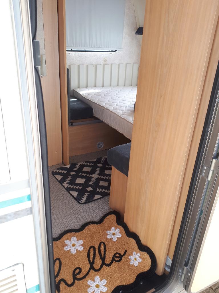 Tec voortent 4 pers, Caravans en Kamperen, Caravans, Treinzit, 750 - 1000 kg, Particulier, 4 tot 5 meter