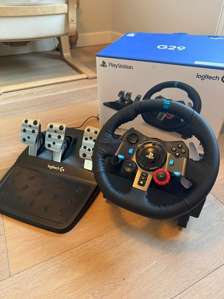 Logitech G29 Steering Wheel, Games en Spelcomputers, Ophalen, Zo goed als nieuw