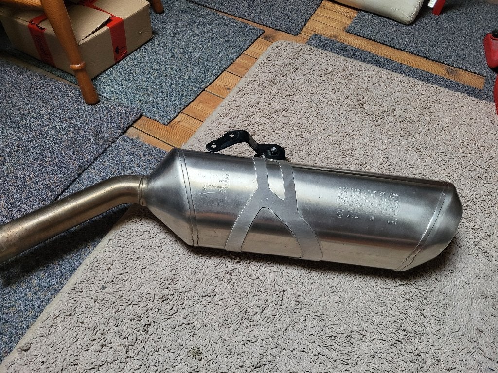 BMW F850GS Originele uitlaatdemper, Ophalen of Verzenden, Gebruikt