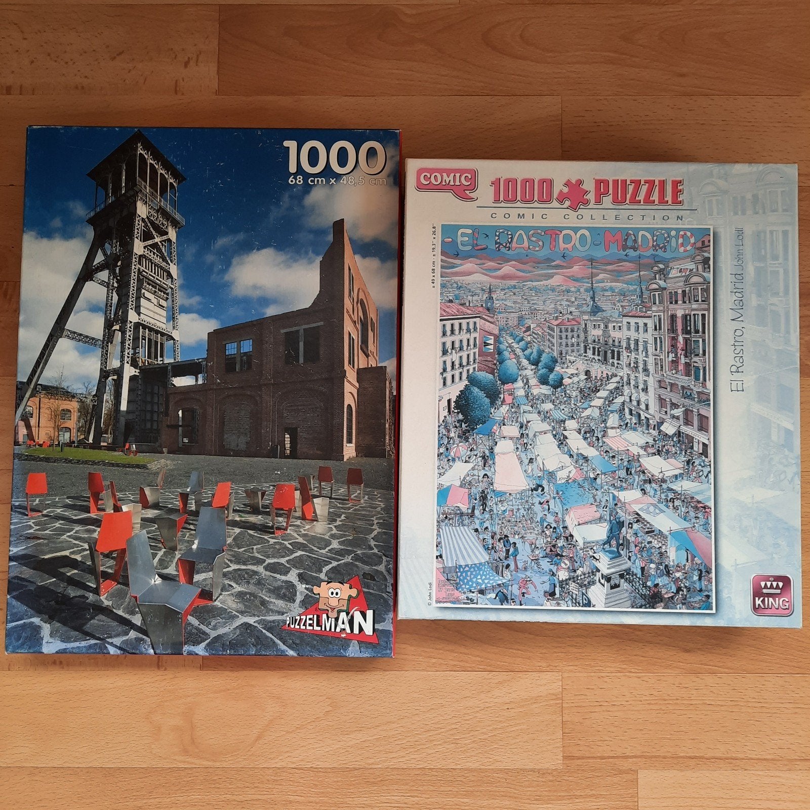 puzzels;3000st.1500st. 1000st, Ophalen