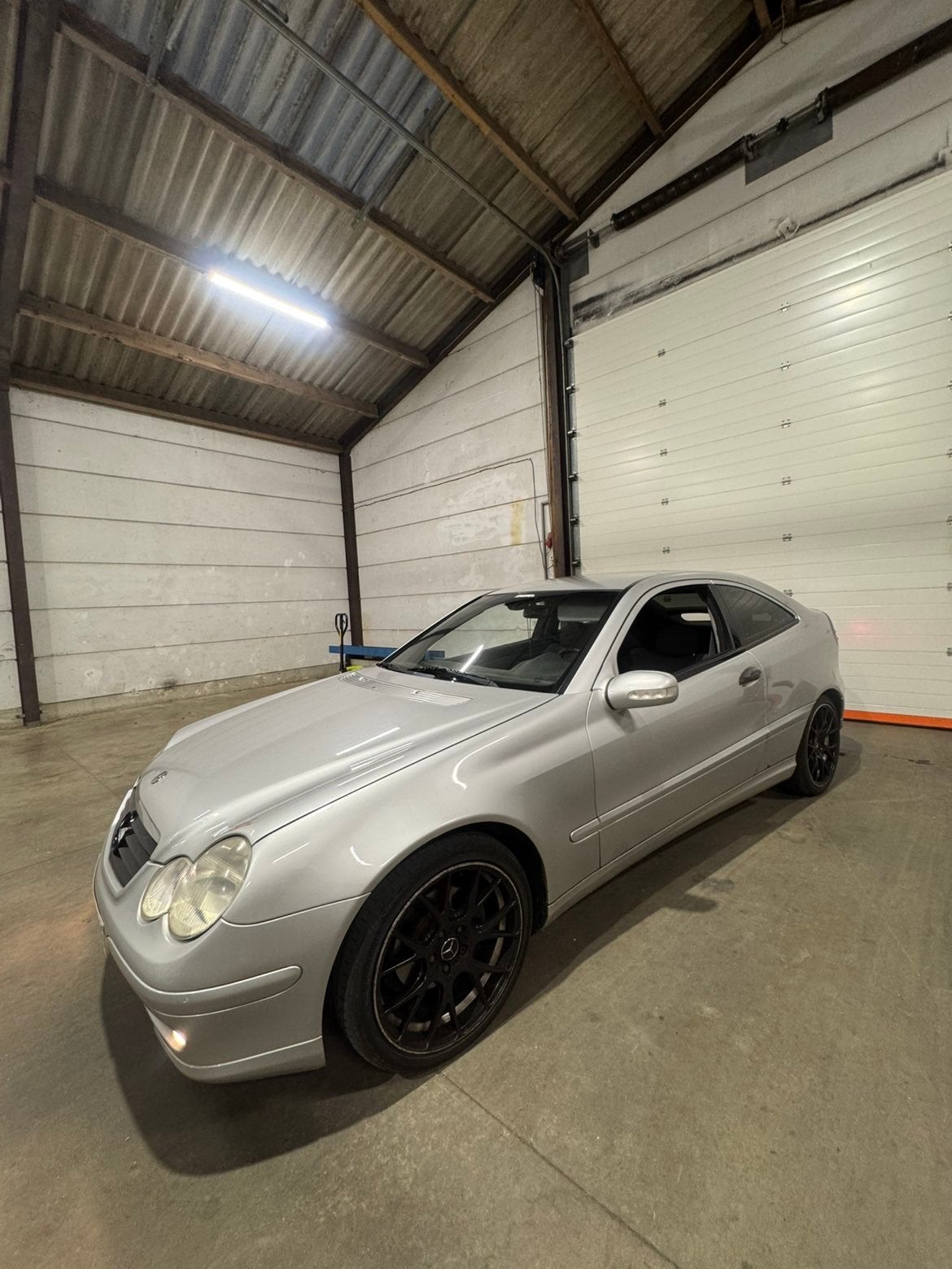 Mercedes c220d coupe, Auto's, Zwart, Bedrijf, Te koop, Coupé