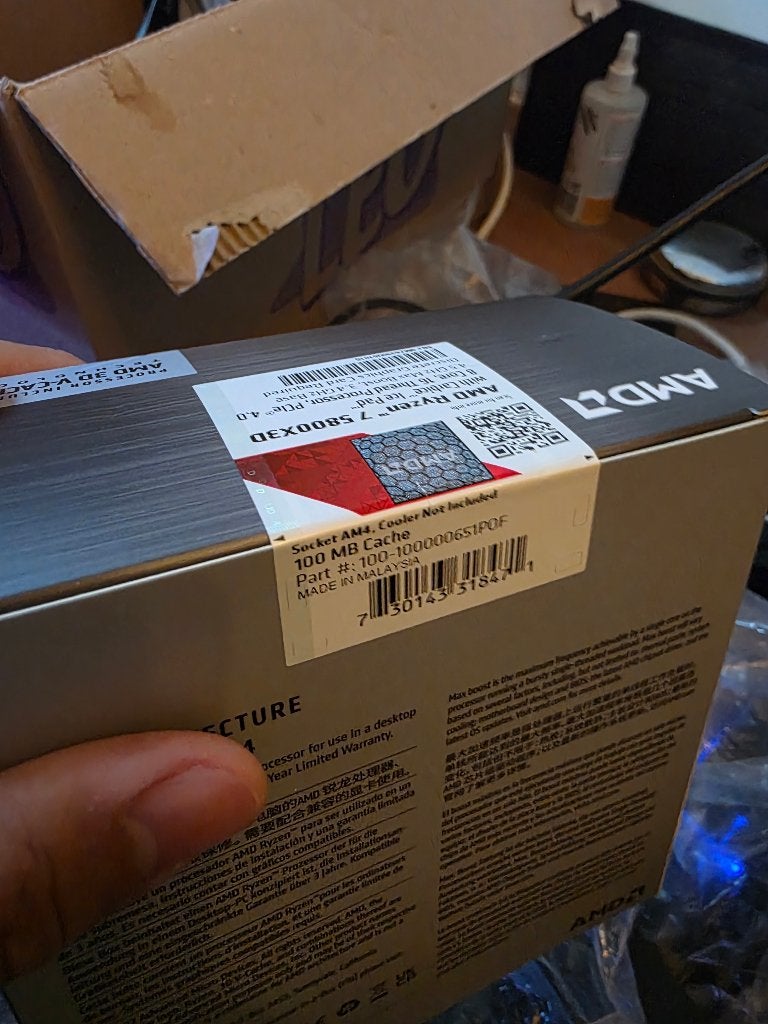 G.Skill Trident Z 32GB & AMD Ryzen 7 5800X3D (unopened), Ophalen of Verzenden, DDR4