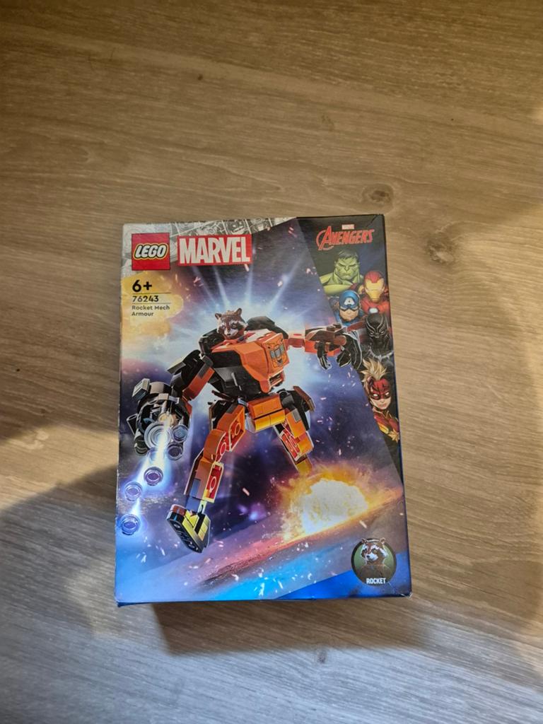 Lego marvel rocket 76243, Inclusief instructies, Marvel, Lego, Nieuw