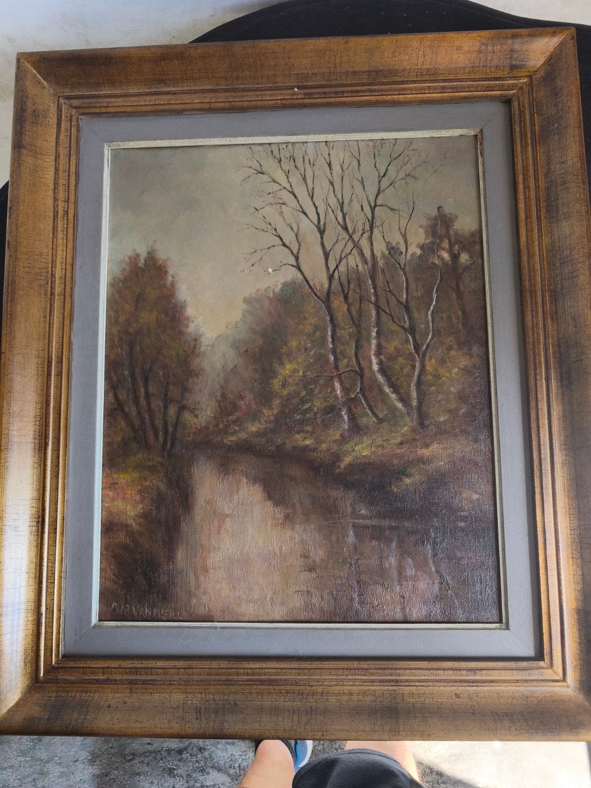 Schilderij Antoon Van Mierlo., Enlèvement