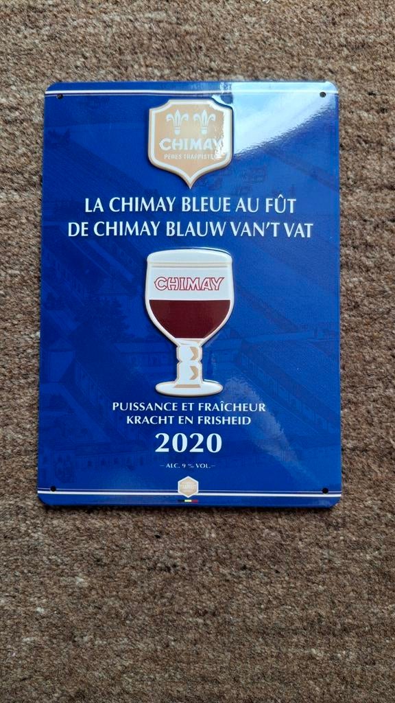Petite plaque métallique Chimay, Collections, Enlèvement