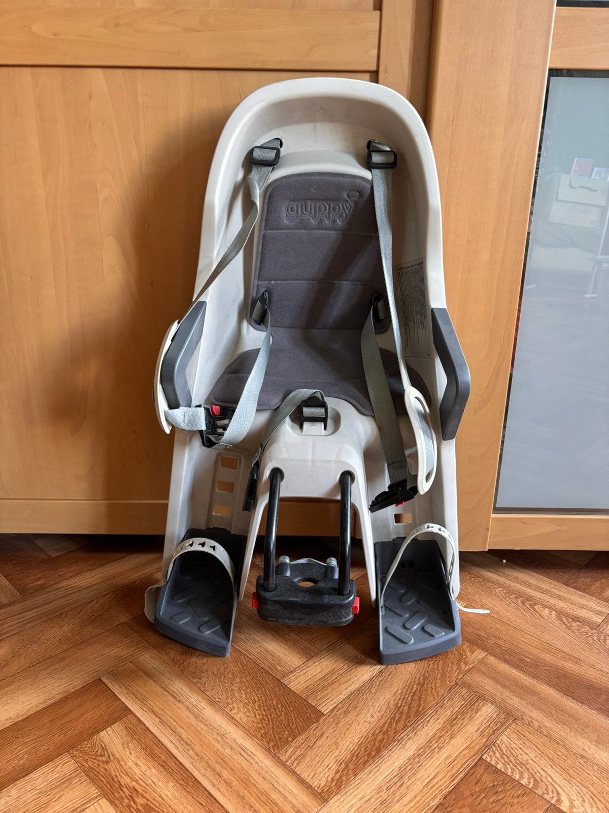 Fietsstoeltje vooraan, Ophalen, Gebruikt, 0 t/m 13 kg, Voorzitje