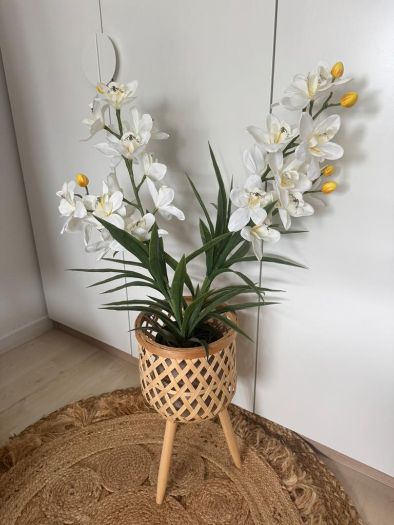 Grote kunstorchidee 80 cm, Ophalen, Nieuw