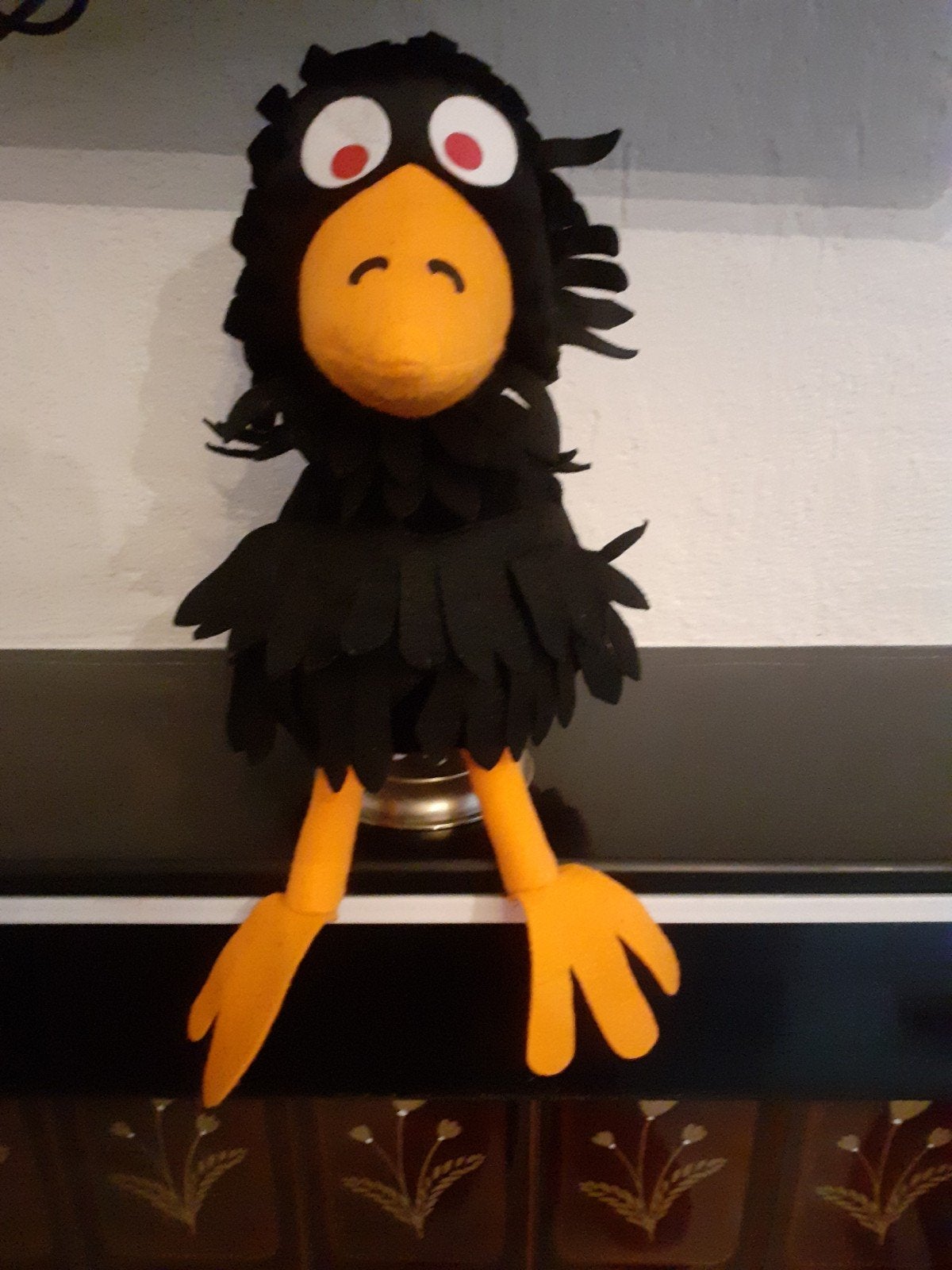 Meneer de Raaf handpop poppenkastpop, Ophalen of Verzenden