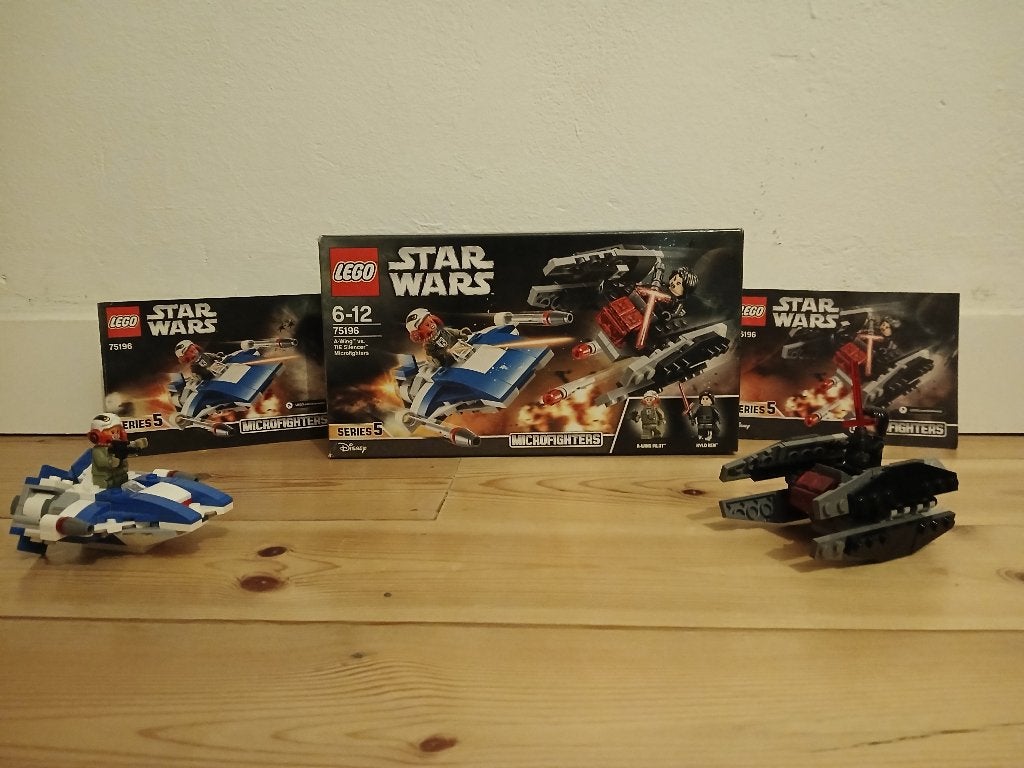 LEGO Star Wars A-wing vs. TIE Silencer microfighters - 75196, Star Wars, Lego, Nieuw, Ophalen of Verzenden