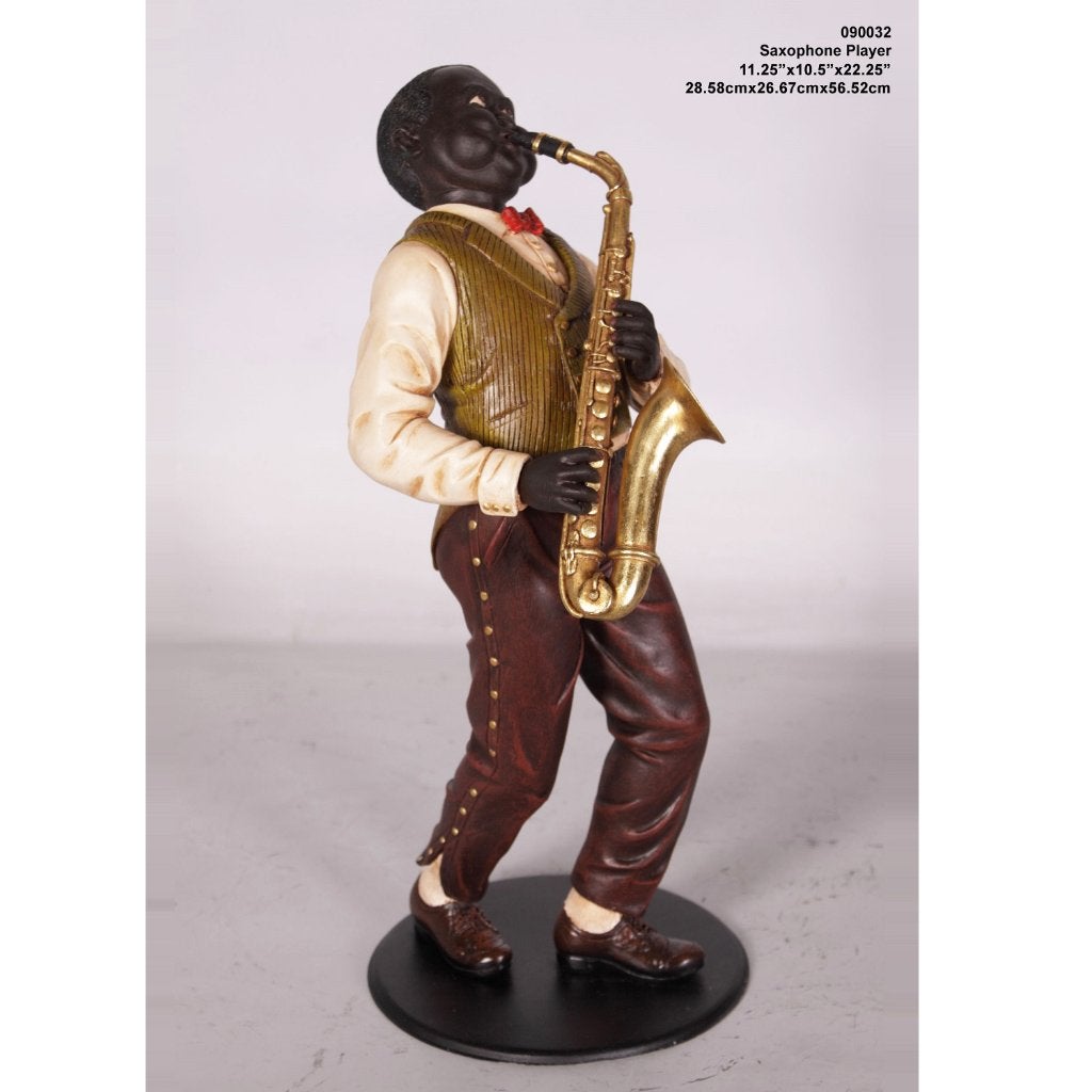 Jazz beeld 95 cm – Jazzbeeld saxofonist