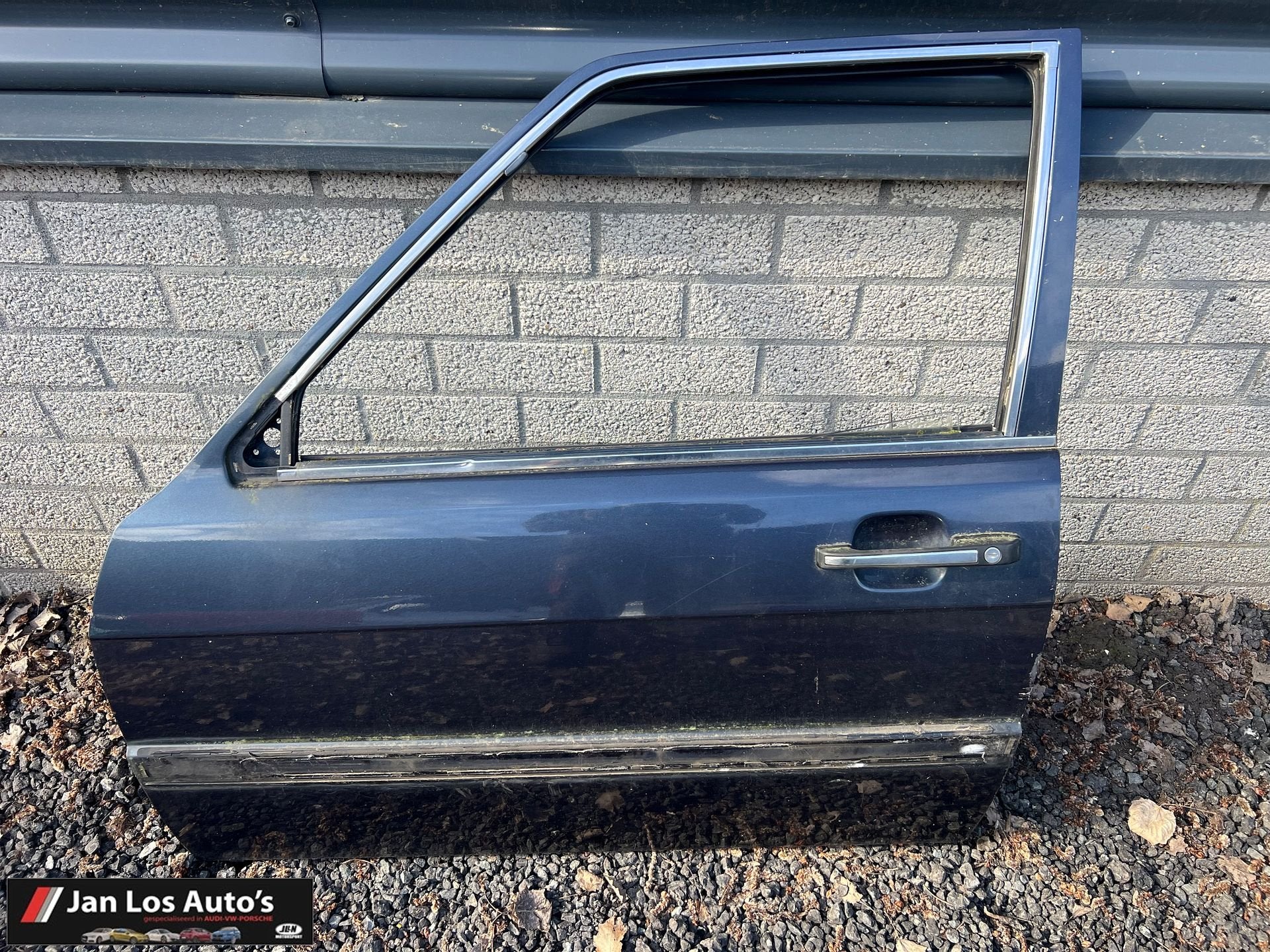Audi 80 B2 typ 81 Portier deur LV blauw, -, Origine de la pièce connue, Audi, Enlèvement
