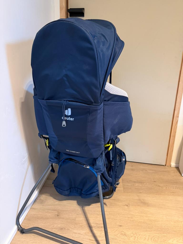 Deuter kid comfort kinderdrager - slechts 1x gebruikt!, Kinderen en Baby's, Babydragers en Draagdoeken, Ophalen, Zo goed als nieuw