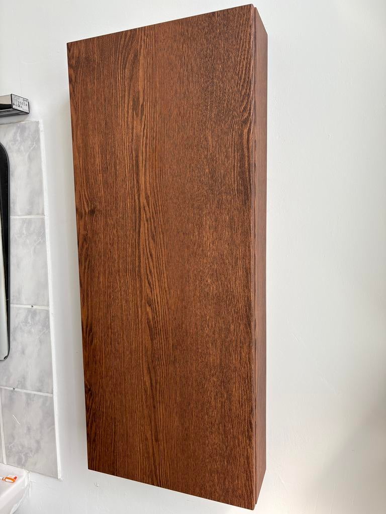 Ikea Angsjon/ sinarp badkamerkast eik fineer, Huis en Inrichting, Ophalen, Zo goed als nieuw