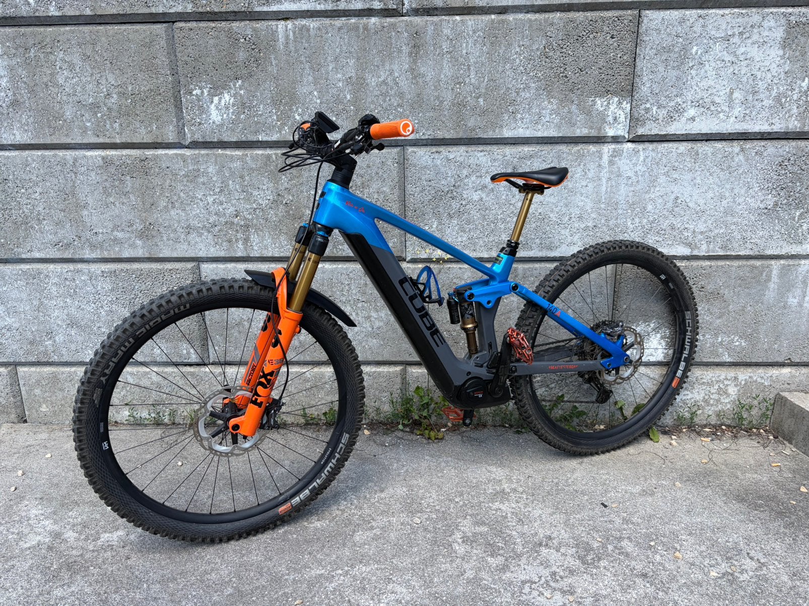 VAE Cube Stereo Action Team SmartSystem Fox Kashima, Comme neuf, Enlèvement, VTT tout suspendu, Hommes