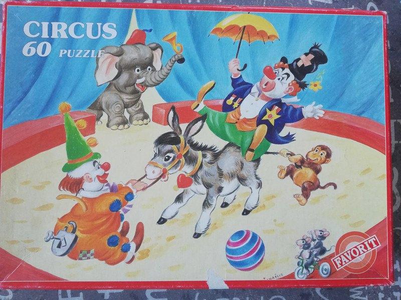 Circuspuzzel 60 stuks Favorit 5 jaar, Kinderen en Baby's, Ophalen of Verzenden, Meer dan 50 stukjes, Gebruikt, 4 tot 6 jaar