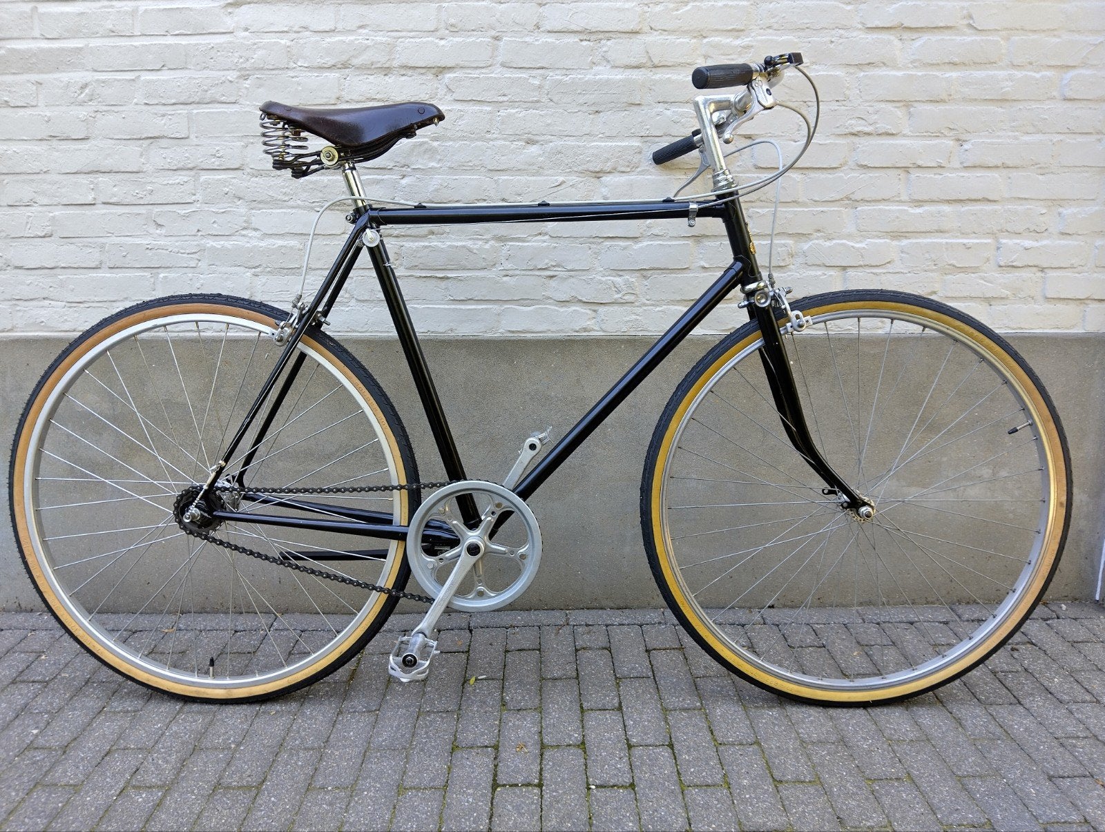 NOS vintage heren sportfiets, Ophalen