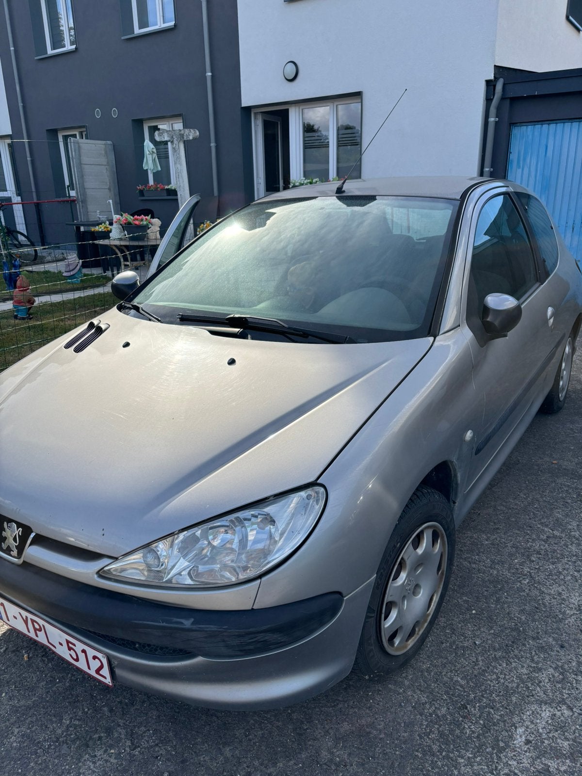 Peugeot206, Auto's, Diesel, Particulier, Zilver of Grijs, Te koop