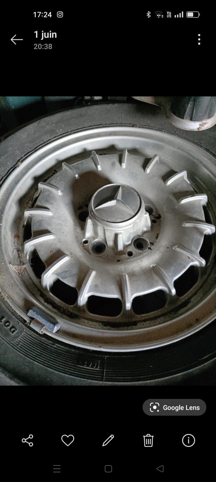 Jantes Mercedes SL r107, Auto-onderdelen, Ophalen, Velg(en)