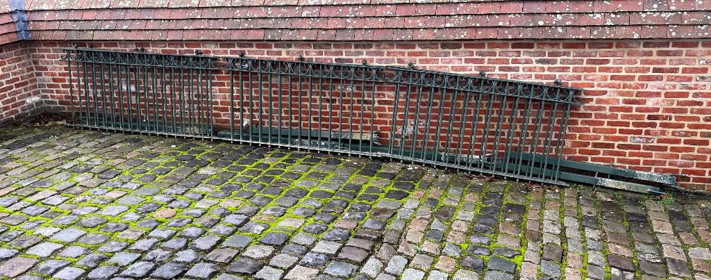 Smeedijzer hekwerk, Enlèvement, Utilisé, Fer, Clôture ornementale