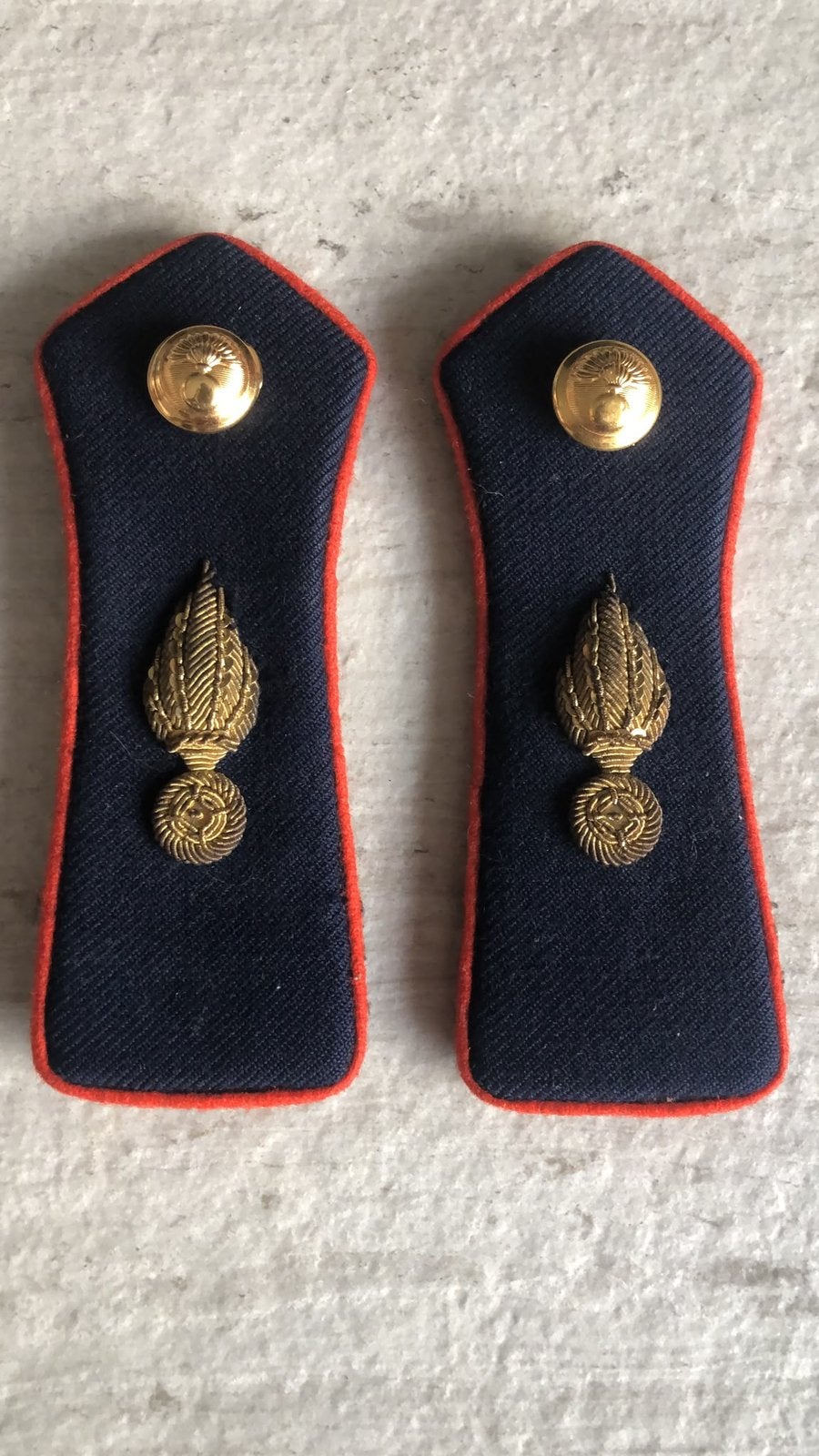 Rijkswacht epauletten officier, Ophalen of Verzenden