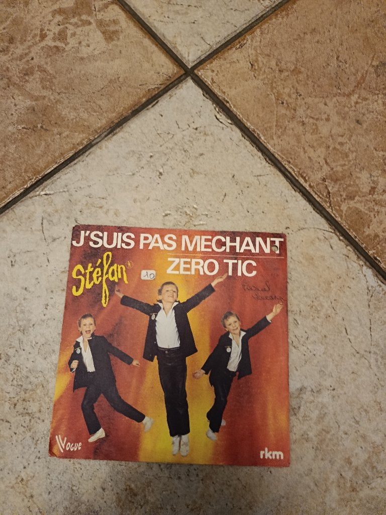 Single j'suis pas méchant -Stefan, CD & DVD, Enlèvement ou Envoi, 7 inch, Autres genres, Utilisé