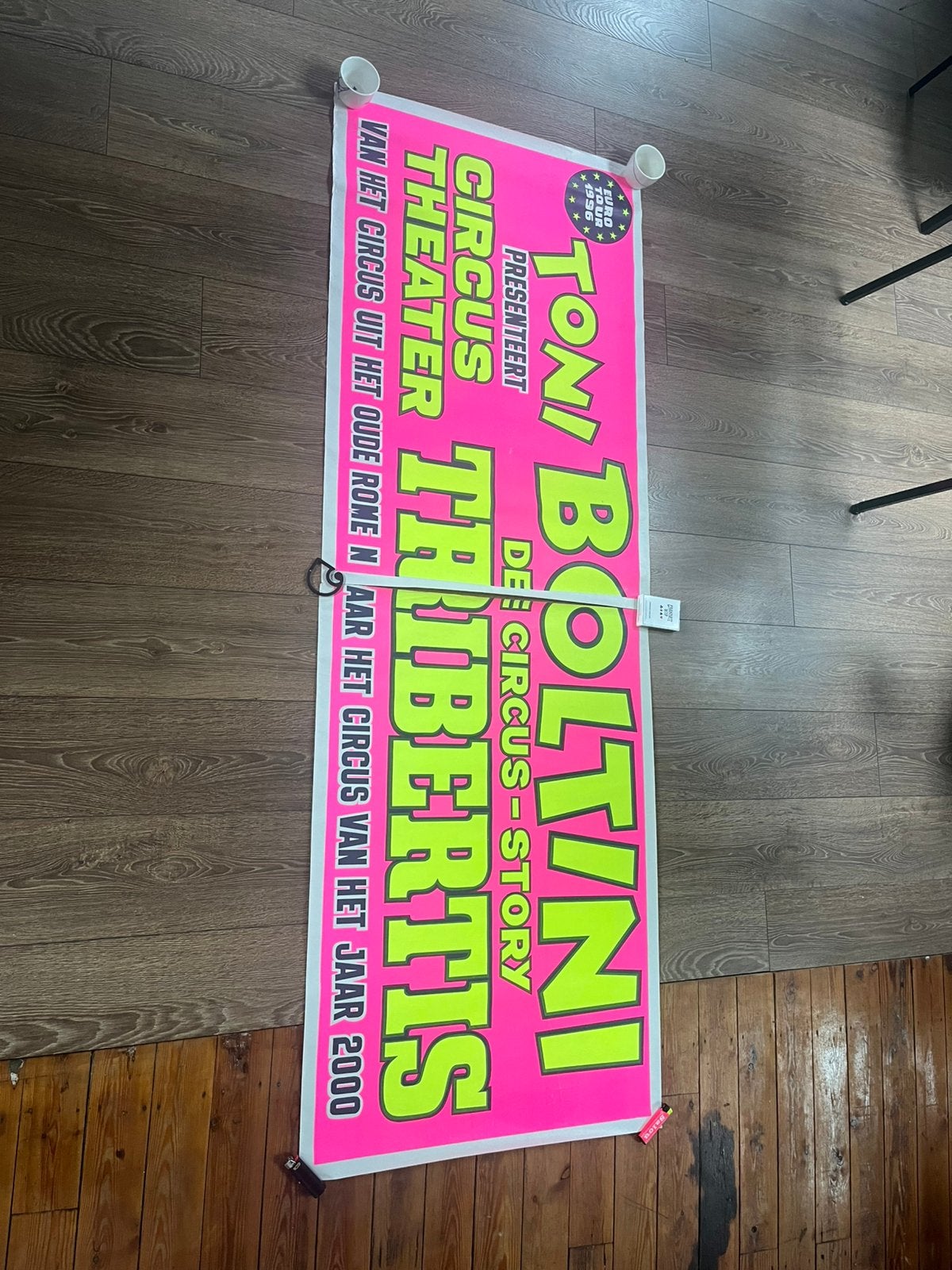 Circus Toni Boltini duo poster jaren 60, Antiek en Kunst, Ophalen of Verzenden