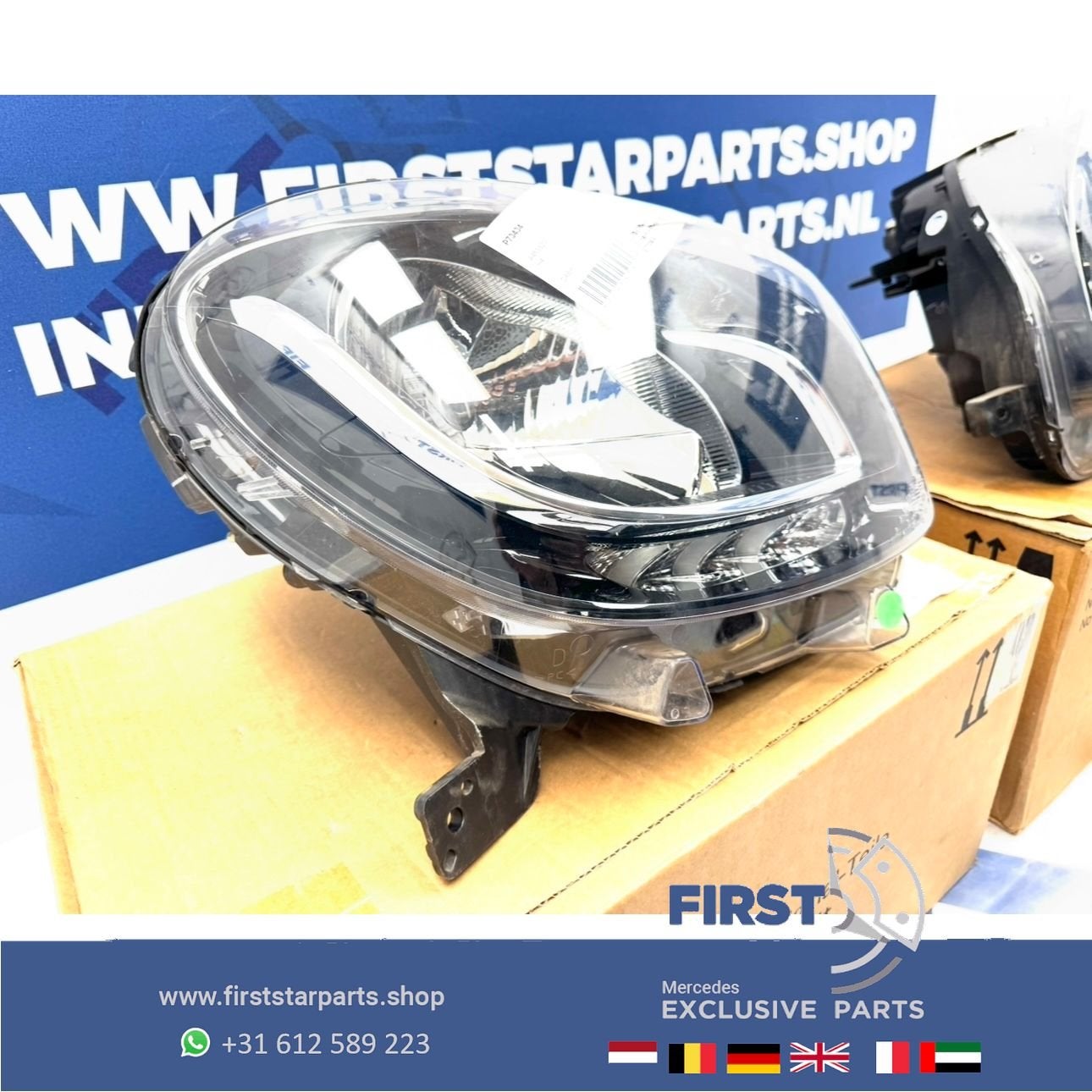 SMART KOPLAMP RECHTS A4538200839 Smart ForTwo 2014-  HEADLIG, Gebruikt, -, -, Ophalen of Verzenden