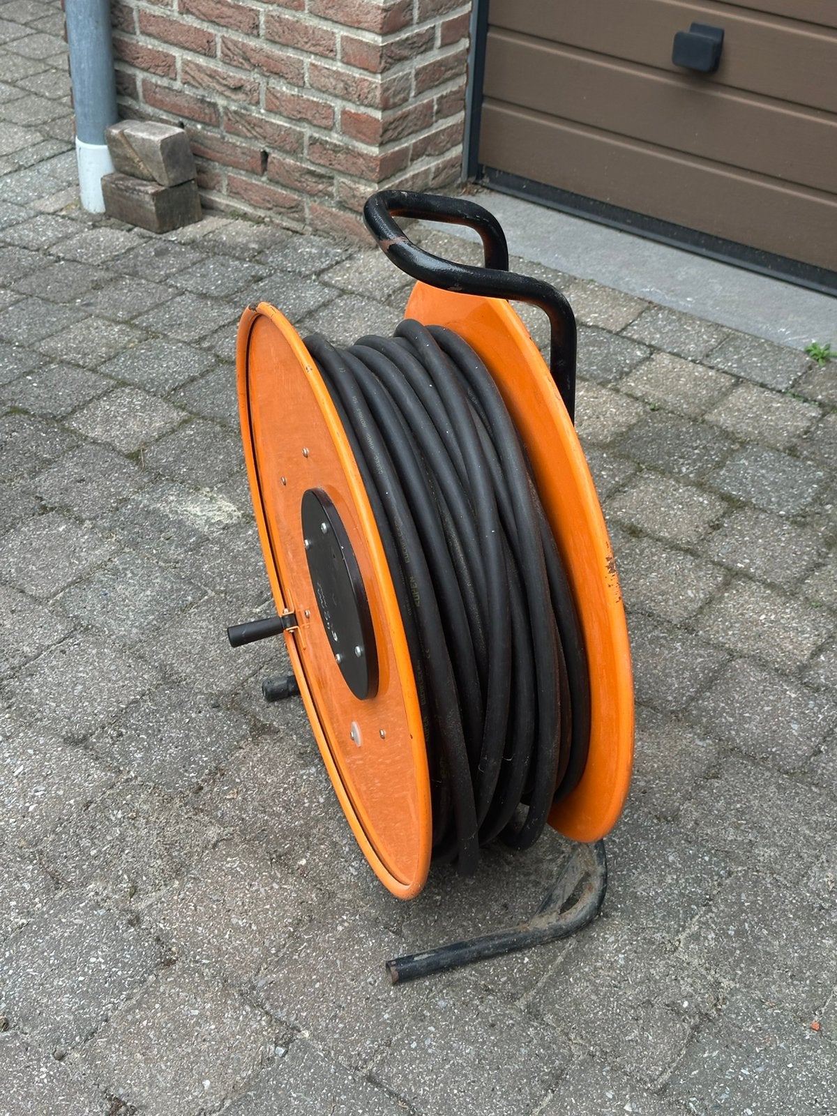 Kabelhaspel 40 m 5x6mm2, Ophalen, Gebruikt, Kabelhaspel