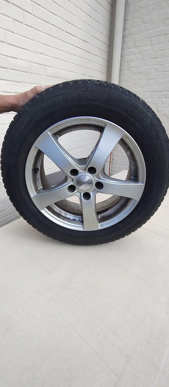 4 Pneus hiver Michelin Alpin A4 + jantes Alu Dezent, Pneus hiver, 16 pouces, 205 mm, Pneu(s)