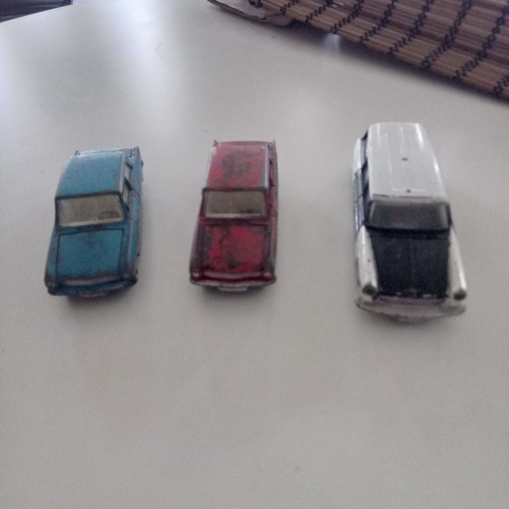LOT DINKY TOYS 2 OPEL KADETT-PEUGEOT 404 BREAK, Verzenden, Dinky Toys